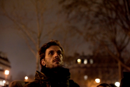 Tous avec Charlie. Paris, place de la République, 7 janvier 2015